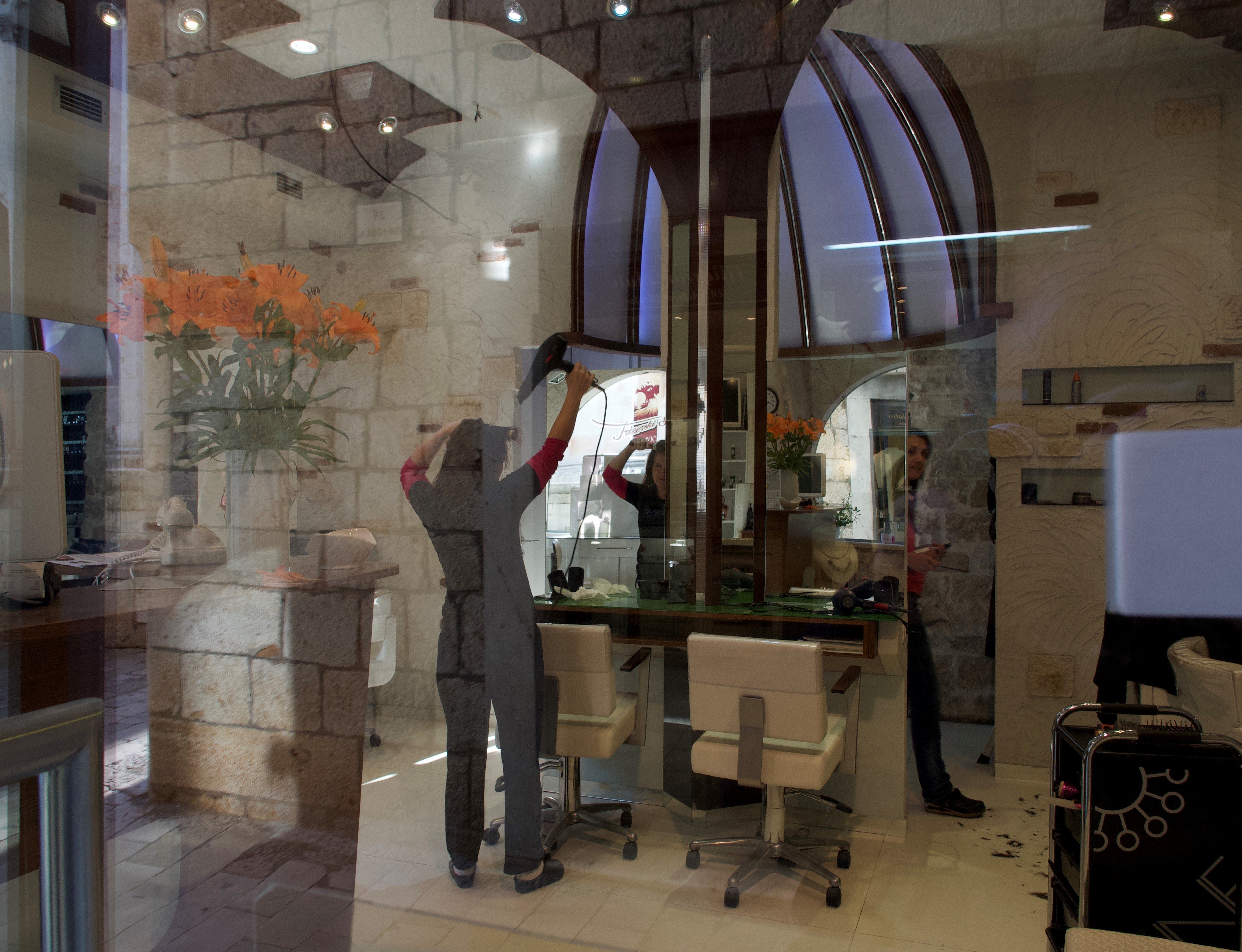 Just before the salon opens - Trogir