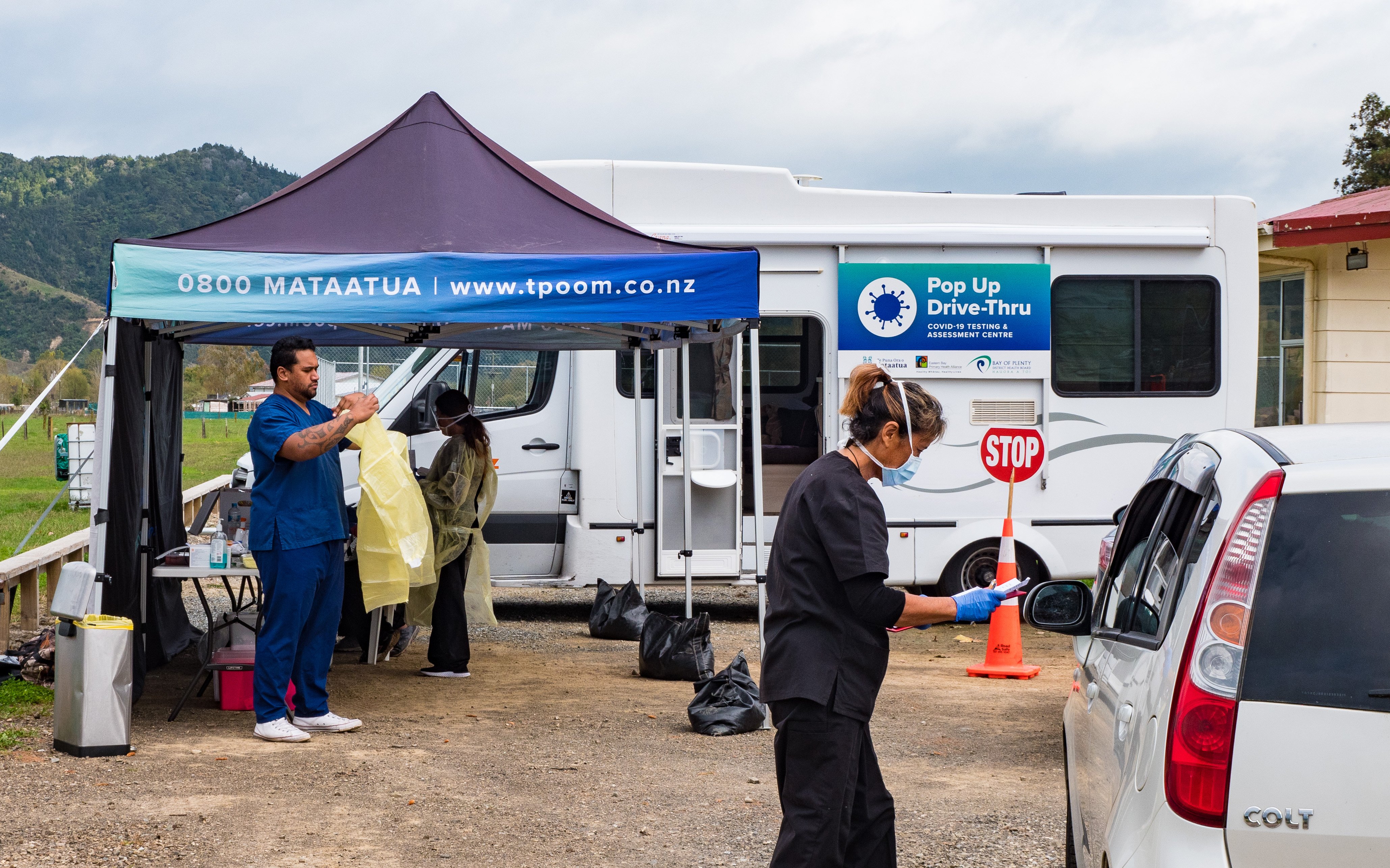Te Puna Ora o Mataatua COVID swab van