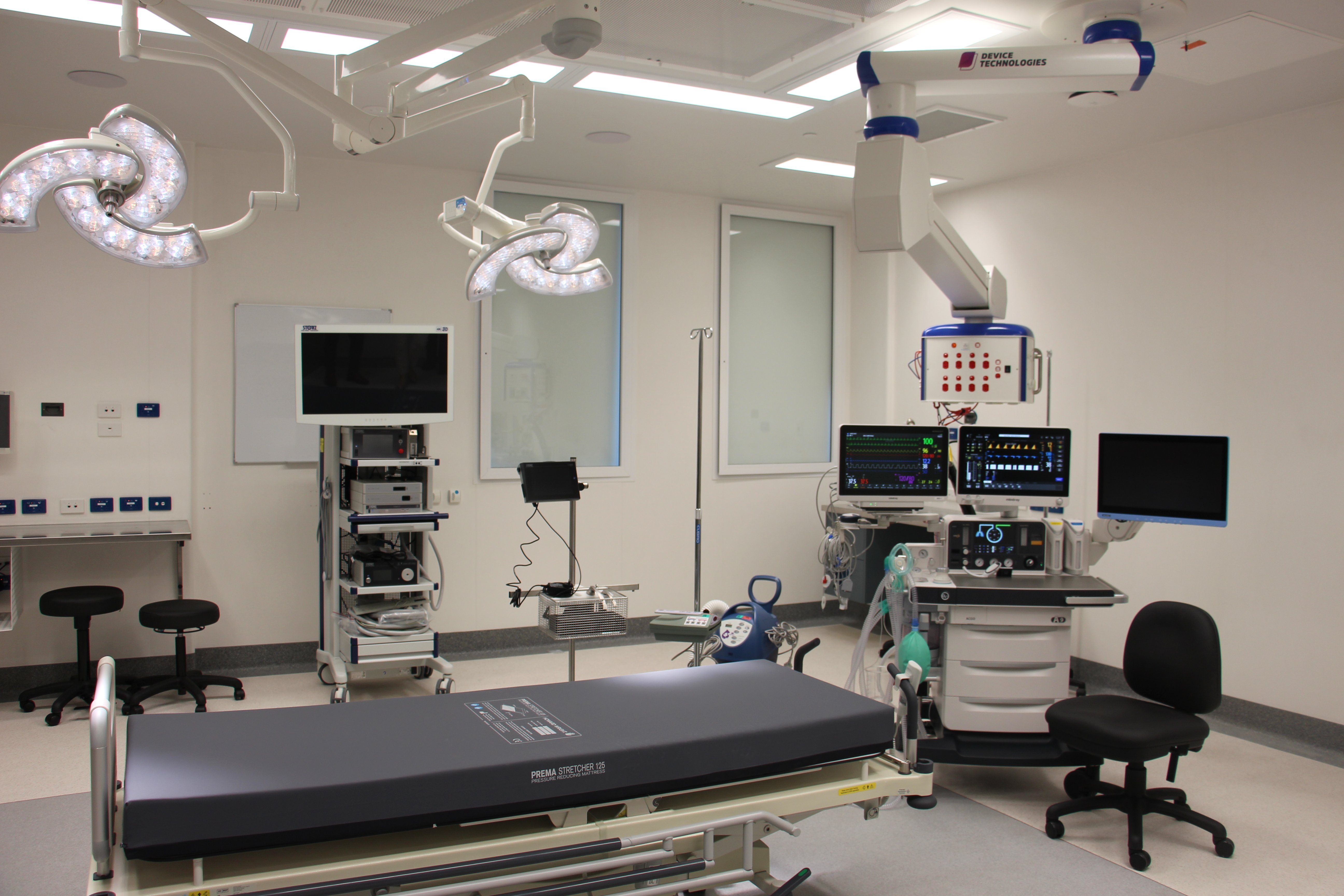 One of 4 new operating theatres at Kaweka Hospital