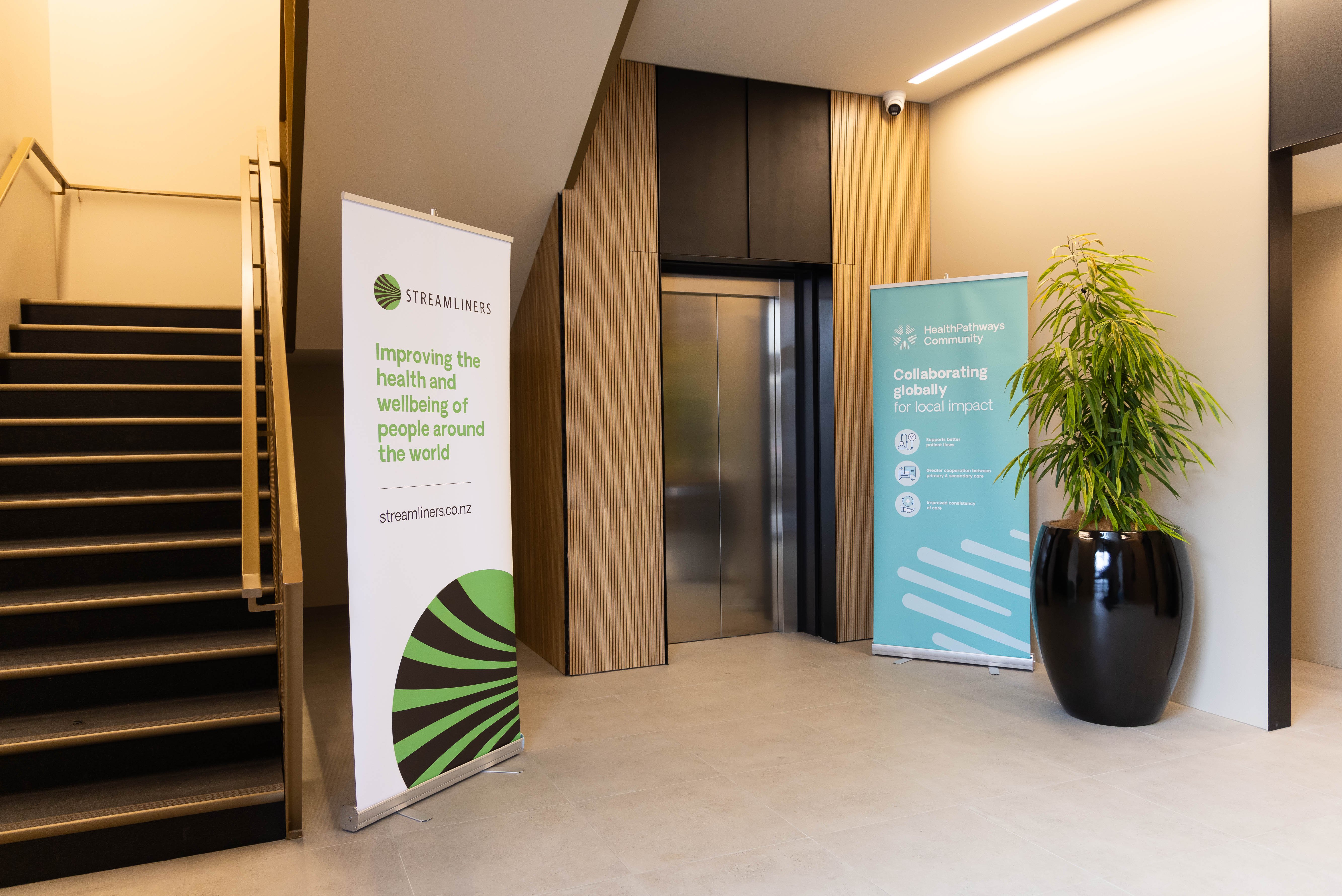 Streamliners opening 12 April 2024 building foyer