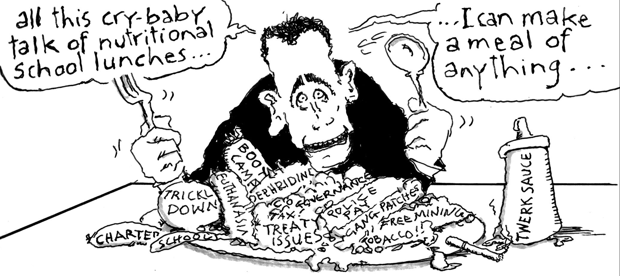 27 March Second Opinion School lunches [Image: Malcolm Walker]