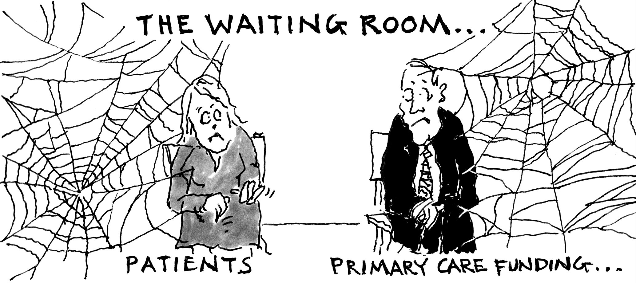 14 August Second Opinion The waiting room [Image: Malcolm Walker]