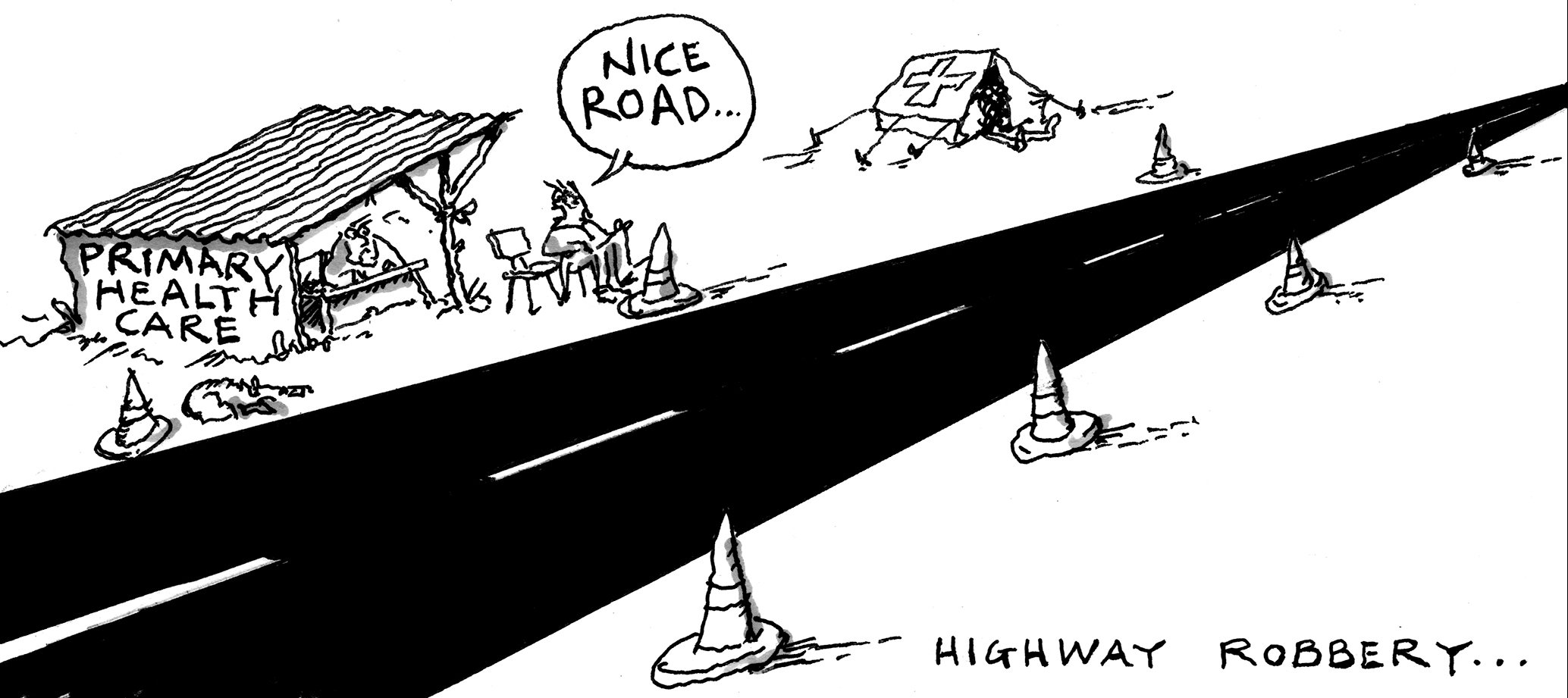 11 September Second Opinion Highway Robbery [Image: Malcolm Walker]