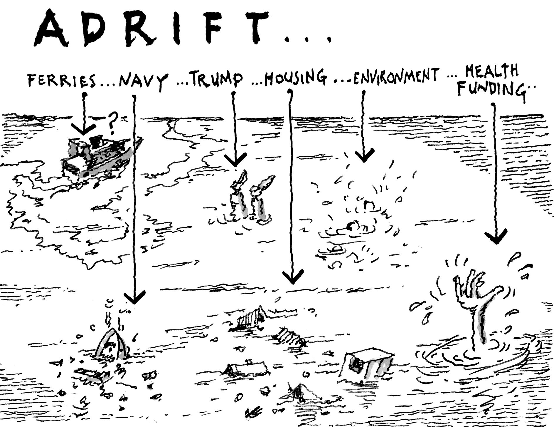 6 November Second Opinion Adrift [Image: Malcolm Walker]