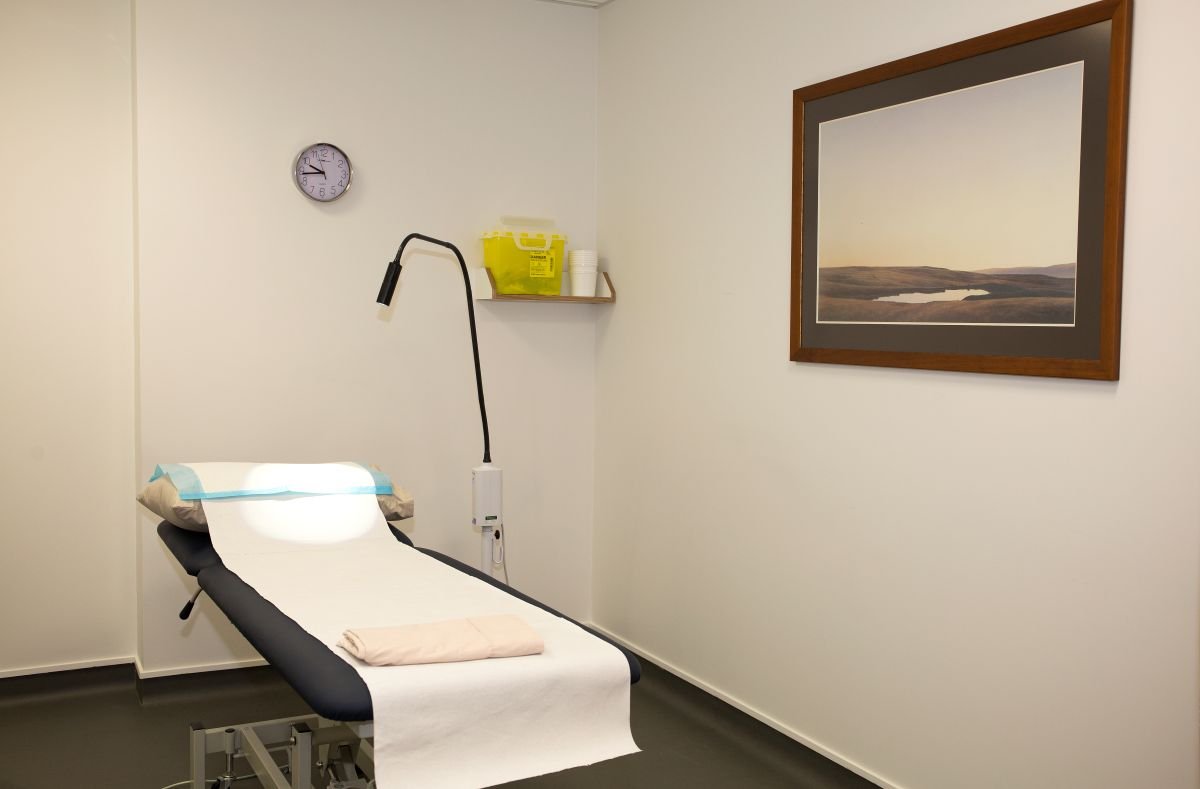 Treatment room Courtenay Medical