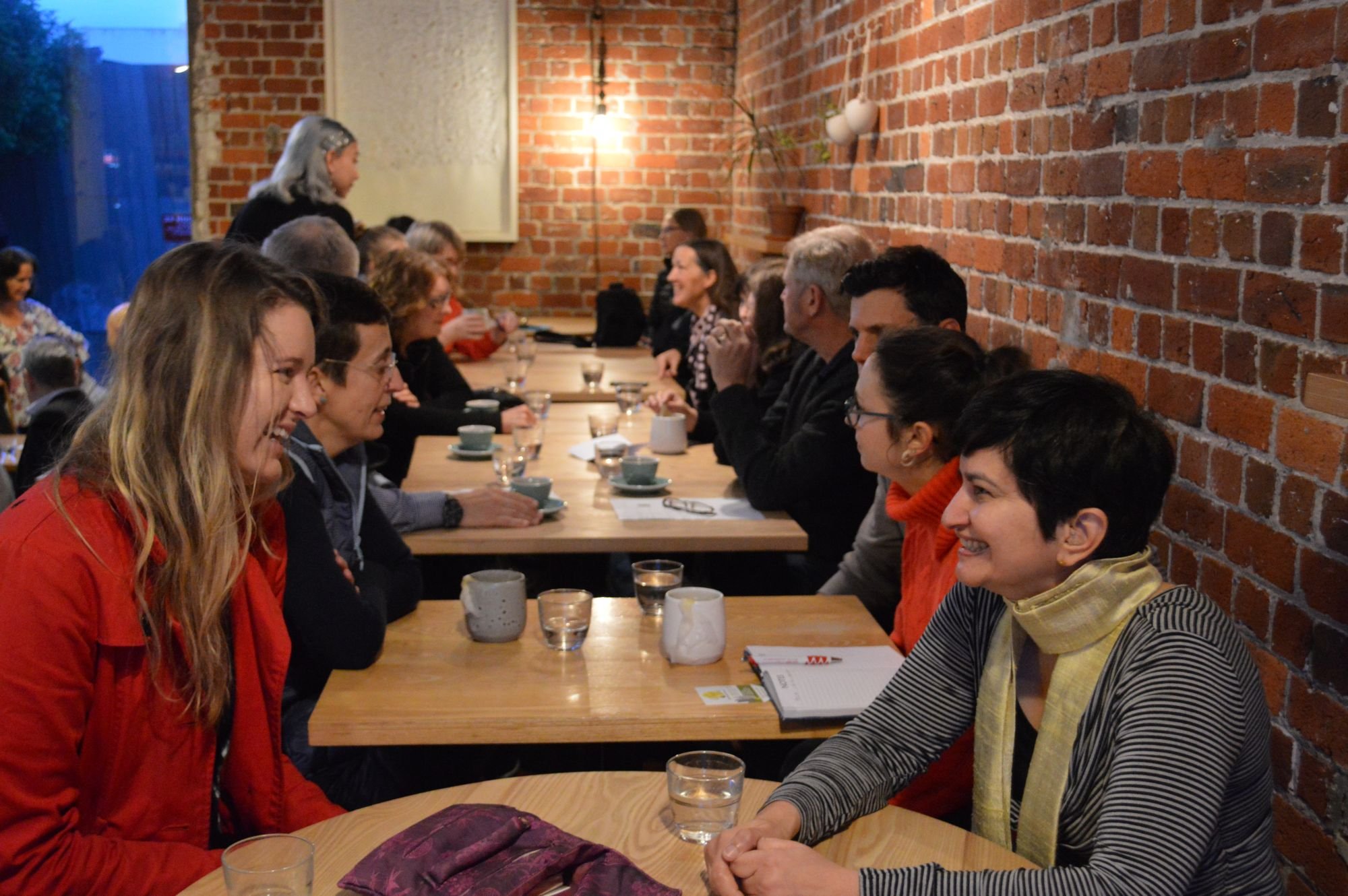 Talking at breakfast event 