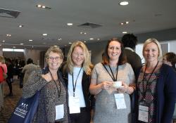 Lyn Gardner-Brown, practice nurse, Rachel Perfect, practice nurse, Lucy Blundell, receptionist, Bridgit Underwood, practice nurse, Beachlands Medical Centre (2)