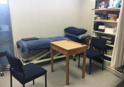 Part of the physiotherapy area