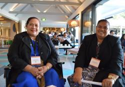 Mele Vaka - Tongan Health Society and Seilini Soakai - Ministry of Health, Tonga