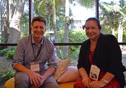 David Dunbar - Medical Council and Josephine Herman - Cook Islands secretary of health