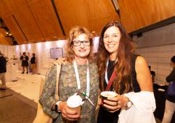 Anna Mastrovich, left, Counties Manukau DHB and Leanna Te Karu, Māori Pharmacists Association