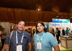 Dave Sorrell, left, RNZCUC, Paul Martin, Anglesea Accident & Medical
