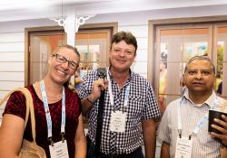 Dr Nadja Gottfert, left, Phoneix Urgent Doctors, Dr Anton Westraad, Eltham Health Centre, Dr Selim Sikander Kabir, White Cross Healthcare