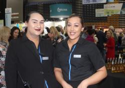 Sydney Hohaia and Tina Te Kaawa, catering staff 