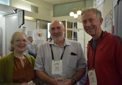 Judith and Stuart Gardiner, of Tokoroa Hospital, John Burton of Kawhia Health Centre