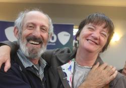 Locum rural GP Martin London and Fiona Bolden of NZRGPN