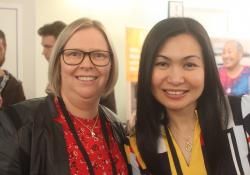 Shannon Drought and Maria Alganion of Taranaki DHB