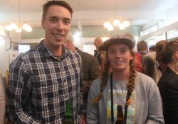 Jack Haywood of West Coast DHB and Isobel Whitaker of Southern DHB