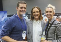 Neil Hannard and Claire Greenwood, USL Medical; Mel Slattery, Essity, Auckland