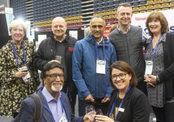 Rear: Denice Bennett, Alistair Sullivan, Mahesh Patel, Josh Stent, Sue Marshall, Tāmaki Health; Front: Rajiv Sood, Local Doctors Mt Roskill; Helen James, Tāmaki Health