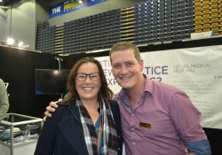 Kate O’Dwyer, a nurse practitioner at Cicada Health in Tauranga, and Neil Hannard, of Auckland, USL Medical’s national sales manager 