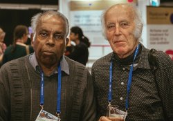 Thambirah Ragupathy, a doctor at Dunedin’s Community Support Medical Practice; locum specialist GP George Tripe of Hokitika