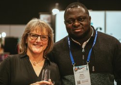Lucy Gibberd, a specialist GP at Carefirst, New Plymouth; Rotimi Shonowo, a doctor at Waitara Health Centre