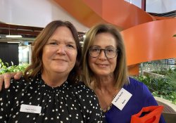 Nurse manager Sarah Peters and nurse Andrea Barratt 