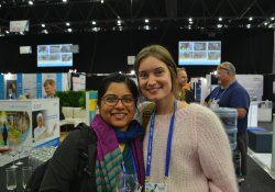 First-year GP registrars Sowmia Paramban Francis, from Papamoa Pines Medical Centre in Tauranga, and Rachel Olds, from Raumanga Medical Centre, Whanganui 