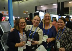 SR Specialists & Referrals general manager Carmel Cervin, Skin Institute nurse Jessica Metcalfe, specialist GP Angela Fraser, from Massey University’s Health and Counselling Centre, and South City Health specialist GP Geraldine Tennent 