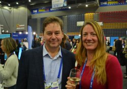 Eli Lily representative Brian Swain and Empower Therapies mind-body practitioner Mel Abbott