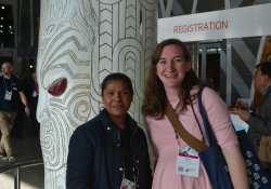 Nurses Charmaine Singh and Sarah Voltmer, from Chadwick Healthcare, Tauranga 