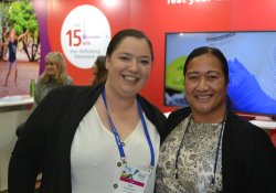 Nurses Kara Cunningham and Rangikahiwa Curtis, from Tiaho Medical Centre, Rotorua 
