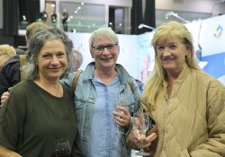 Representatives Jennifer Broad, Vanessa Thompson and Fran Malcolm, from St John Medical Alarms 