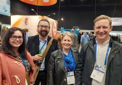 Pharmacists and trainee prescribers Janelle Stevenson and Mike Lee, both of Saddle View Health Centre, Dunedin, and corporate manager Kate Baldwin and development manager Jamie Murley, both of South Link Education Trust