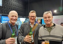 Specialist GPs John Hardie Boys, a locum on the Kapiti Coast, Bruce Sutherland of Kawau Bay Health, and Pat Leary of Devon Medical in New Plymouth