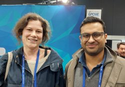 GP registrars Selena Metherell of Kaikoura, and Vinny Karu of Christchurch