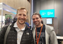Jonathon Wills, rural hospital specialist and specialist GP at Dunstan Hospital; and René Cescon, rural hospital registrar at Dunedin Hospital