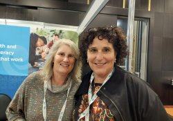 Lisa Meadows, recruitment consultant at STAT recruitment, Canterbury; and Kate Stark, a nurse practitioner at West Otago Health