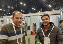 Manoj Kumar Vishwanath and Hitesh Kanani of NeilMed Pharmaceuticals, Auckland