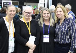 NP Cathy Beazley and nurse Christine Dorsey, Hauora Hokianga; Abbott business manager Louise Wilson and Abbott Rapid Diagnostics general manager Debbie Rehbein 
