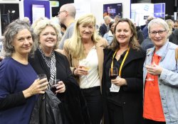 Hato Hone St John healthcare relationship managers Jennifer Broad, Sally Johnson and Fran Malcolm; nurse Ange Palmer, Meadowbank Family Doctors, Auckland; Vanessa Thompson, St John healthcare relationship manager 