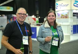 Glenn Sneddon, Seca (Ecomed); Pamela Locke, Thrive, Northland 