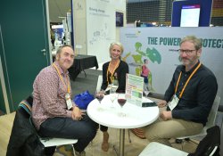 Peter Burt and Tawa Hunter, ACC; Chris Masters, Ropata Health, Lower Hutt 