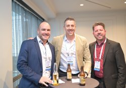 Smith+Nephew national sales manager for sports medicine Scott Uren with senior territory manager Dan Radley and sales manager for advanced wound management Dean Coetzee
