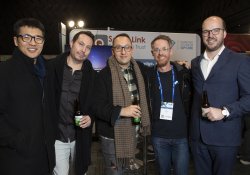 Jeremy Chang, Carlos Jimenez, Juan Parra, Tāmaki Health; Al Duncan, Webtools; and Simon Jones, Tāmaki Health