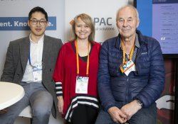 Edward Lee, South Link Education Trust; Fiona Morrison, Southlink Health, Dunedin; and Murray Tilyard, South Link Education Trust