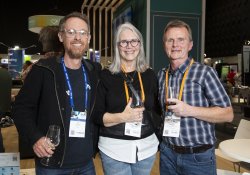 Al Duncan, Webtools; Carleen Craw-Thomson, Riccarton Medical Practice, Christchurch; and Paul Walmsley, Hanmer Springs Health Centre