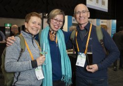 Krystal Foulkes, Kiwi Doctors International Ltd, New Plymouth; Christina Ng, Devon Medical Centre, New Plymouth; and Lester Kelly, Kiwi Doctors International Ltd