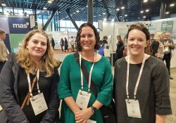 Antonia Aldridge, Khandallah Medical Centre; Louise Poynton, Tū Ora Compass; and Erin Henare, Masterton Medical Centre